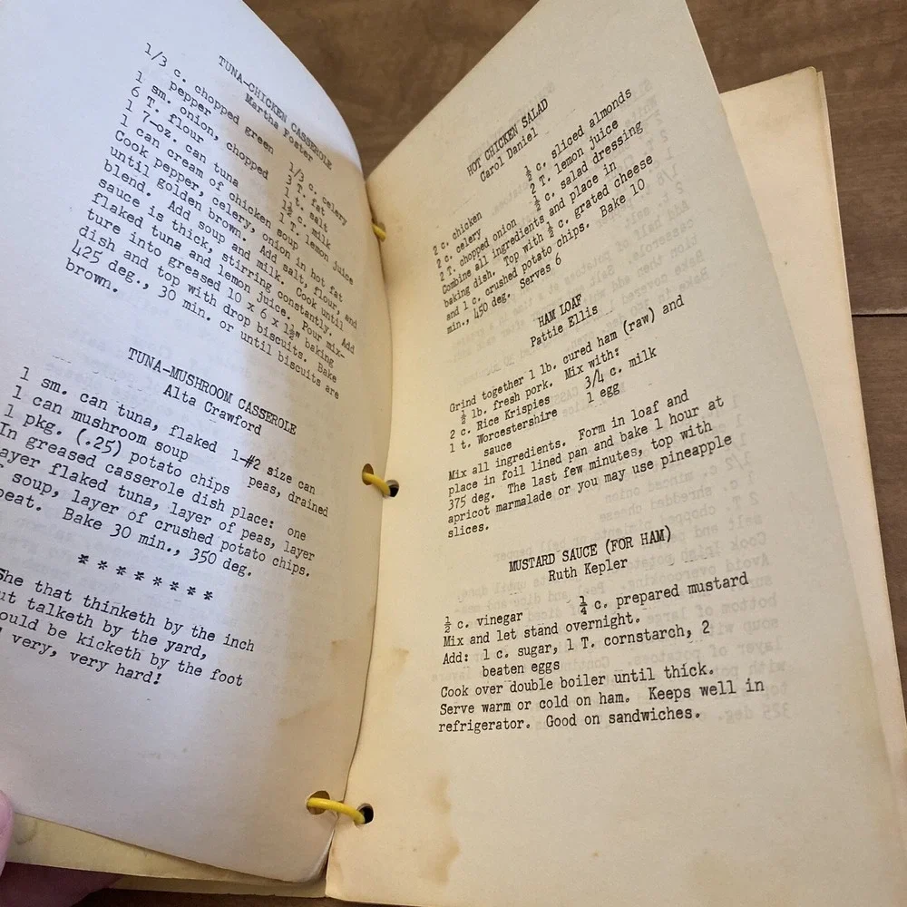 VTG 1966 Will Rogers Memorial Methodist Church Tulsa OK Cookbook Taste 'n Tell